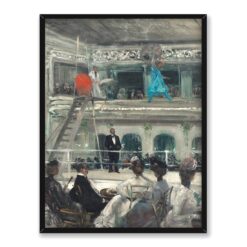 William Glackens Ogród na dachu Hammersteina 30×40