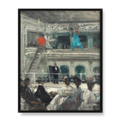 William Glackens Ogród na dachu Hammersteina 40×50