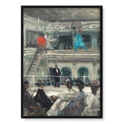 William Glackens Ogród na dachu Hammersteina 50×70