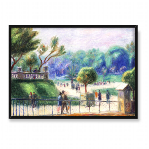 William James Glackens Balustrada Ogrody Luksemburskie 70x50