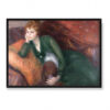 William James Glackens Młoda kobieta w zieleni 70×50