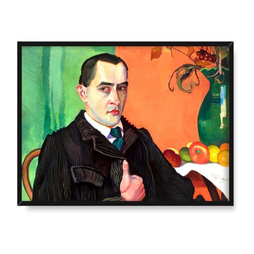Witkacy Autoportret z jabłkami 40x30 w RAMIE