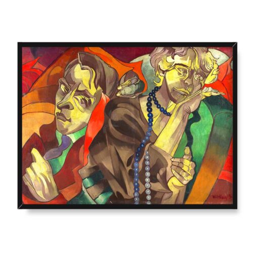 Witkacy Dwie głowy 40x30