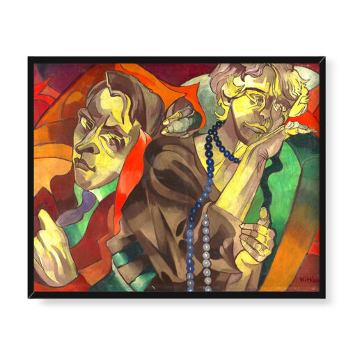 Witkacy Dwie głowy 50x40 w RAMIE
