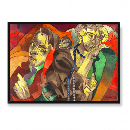 Witkacy Dwie głowy 70x50