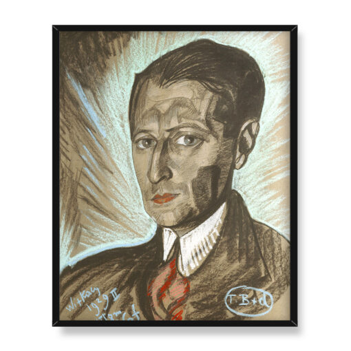 Witkacy Julian Tuwim 40x50 w RAMIE