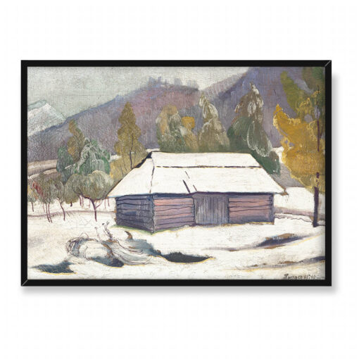 Witkacy Krajobraz przy rzece Liwiec 70x50