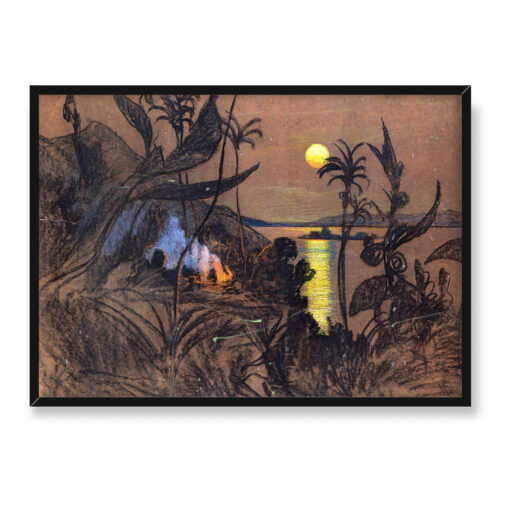 Witkacy Pejzaż australijski 2 70x50