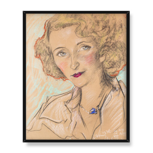 Witkacy Portret Anny Friedrichowej z domu Szczepańskiej 40x50