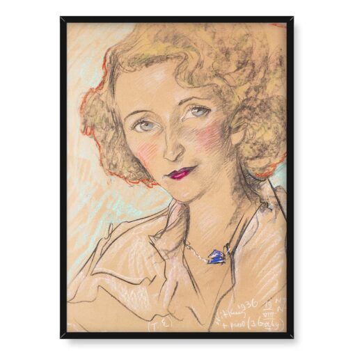 Witkacy Portret Anny Friedrichowej z domu Szczepańskiej 50x70