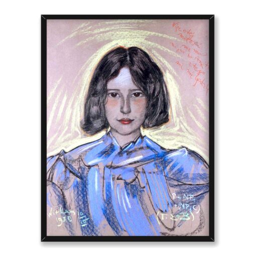 Witkacy Portret Anny Nawrockiej 1 30x40