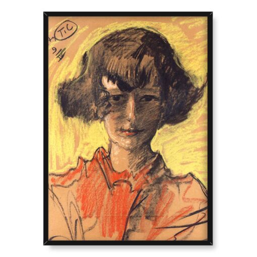 Witkacy Portret Anny Nawrockiej 5 50x70