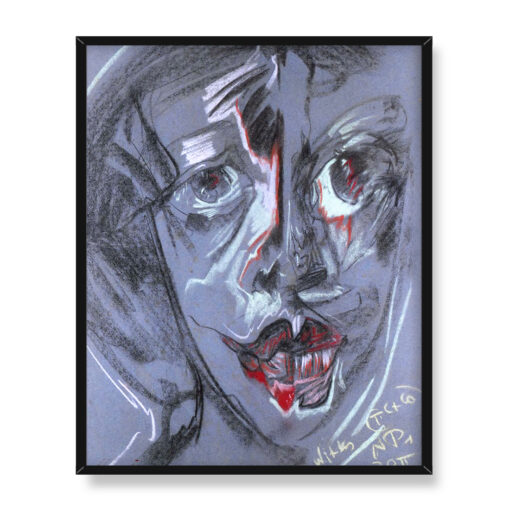 Witkacy Portret Edwardy Szmuglarowskiej 40x50 w RAMIE