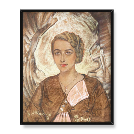 Witkacy Portret Janiny Geissler 40x50 w RAMIE