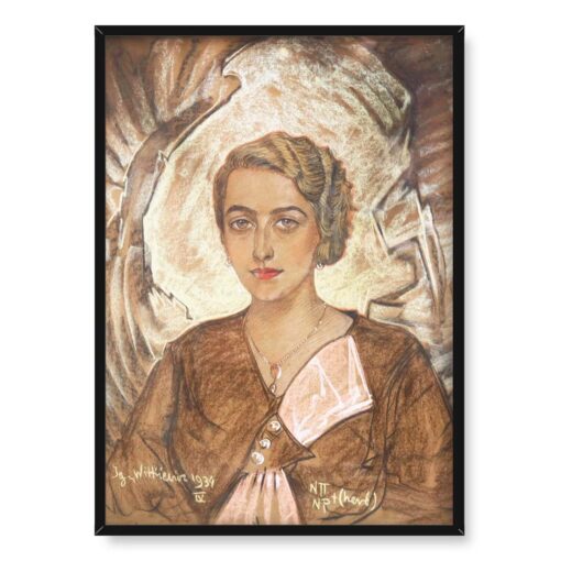 Witkacy Portret Janiny Geissler 50x70