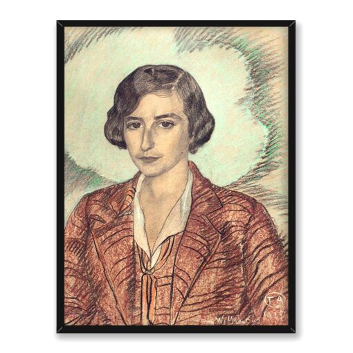 Witkacy Portret Janiny Propper 30x40 w RAMIE