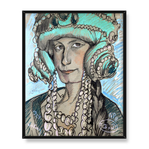 Witkacy Portret Marii Nawrockiej 40x50