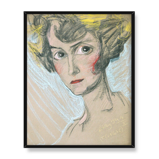 Witkacy Portret Modesty Zwolińskiej 1 40x50