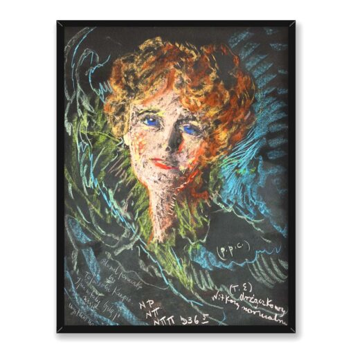 Witkacy Portret Olgi Wojakowej 30x40 w RAMIE