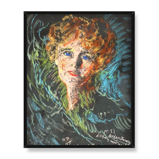 Witkacy Portret Olgi Wojakowej 40x50