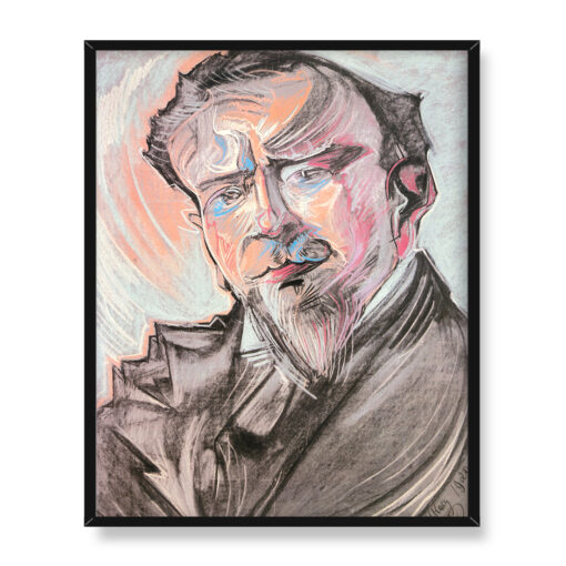 Witkacy Portret Teofila Trzcińskiego 2 40x50 w RAMIE