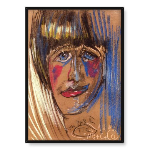 Witkacy Portret Zofii Mohuczyny 50x70