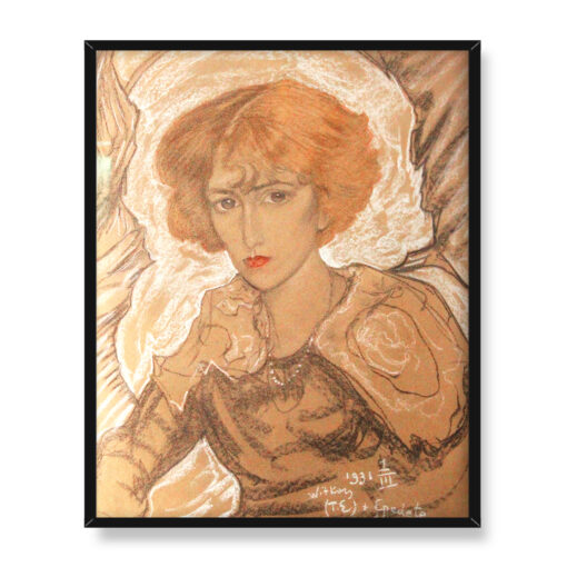 Witkacy Portret Zofii Schroeder 40x50 w RAMIE