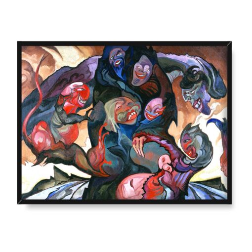 Witkacy Wizja z maskami 40x30