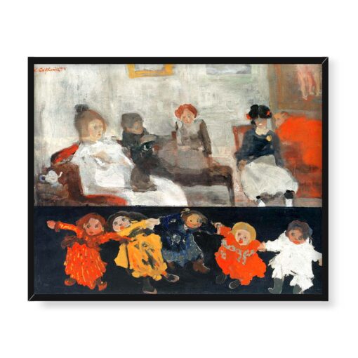 Witold Wojtkiewicz Lalki 50x40