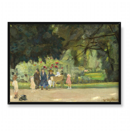 Witold Wojtkiewicz Planty Kraków 70x50