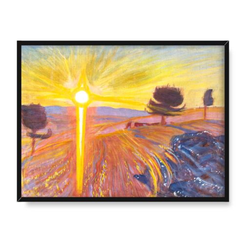 Wojciech Weiss Wieczorny promień 40x30 w RAMIE