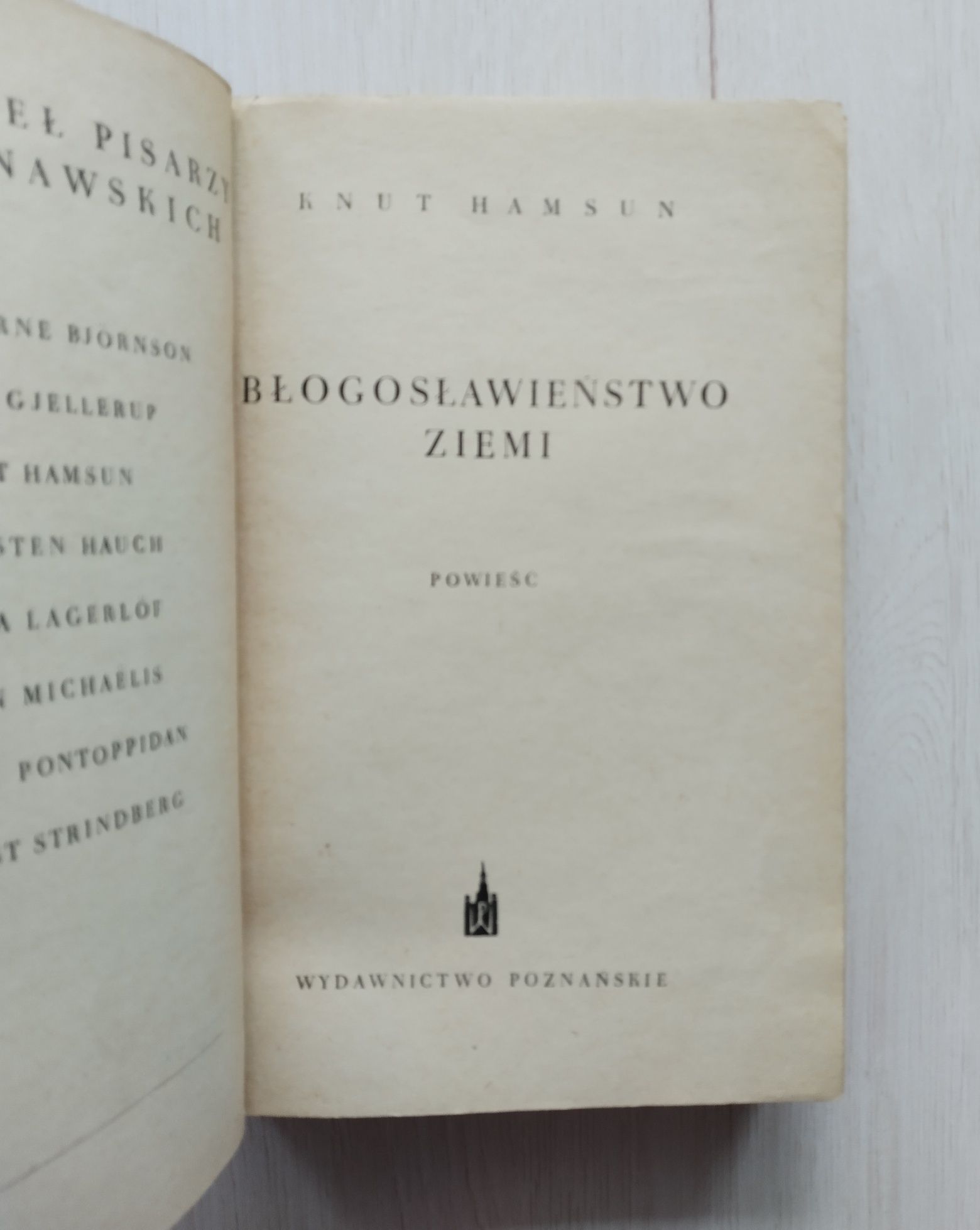 Błogosławieństwo ziemi Knut Hamsun 1957 - obrazek 7