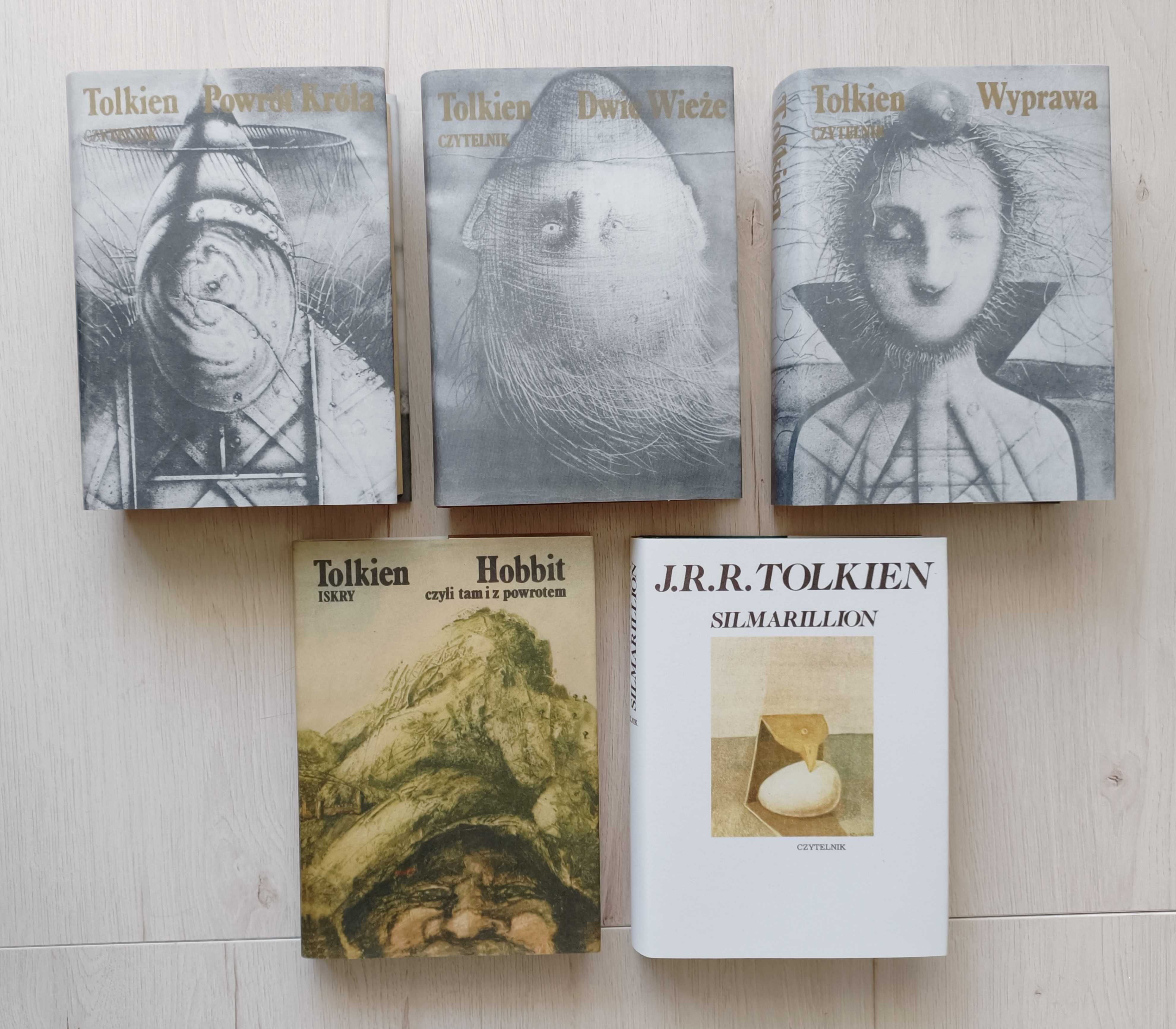 Hobbit Silmarillion Powrót króla Dwie wieże Wyprawa Tolkien