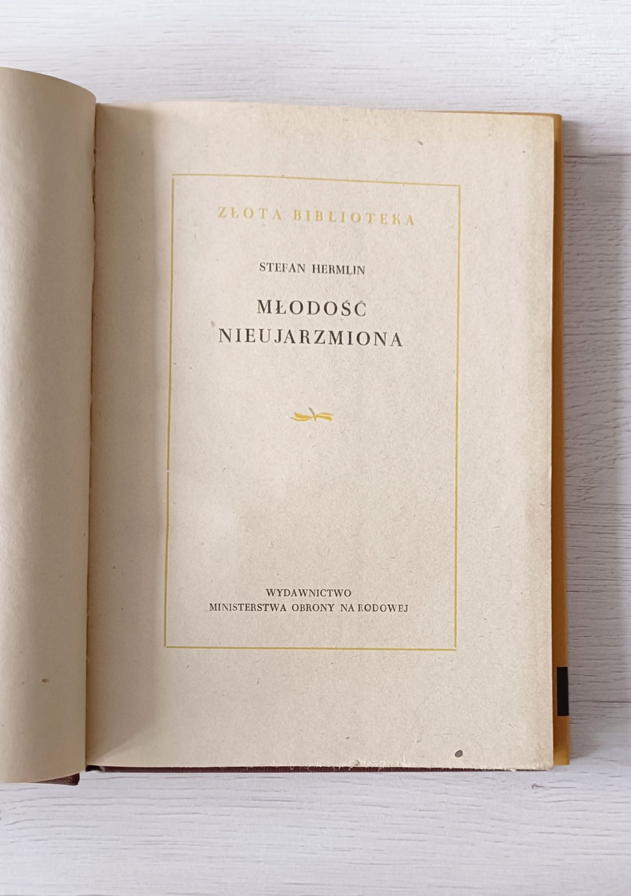 Młodość nieujarzmiona Hermlin 1955 Złota Biblioteka - obrazek 3