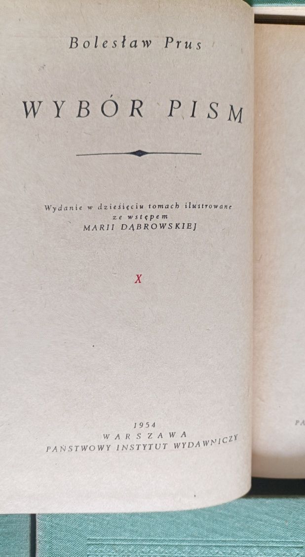 Wybór pism Lalka Faraon Emancypantki Nowele Anielka Placówka Prus - obrazek 5