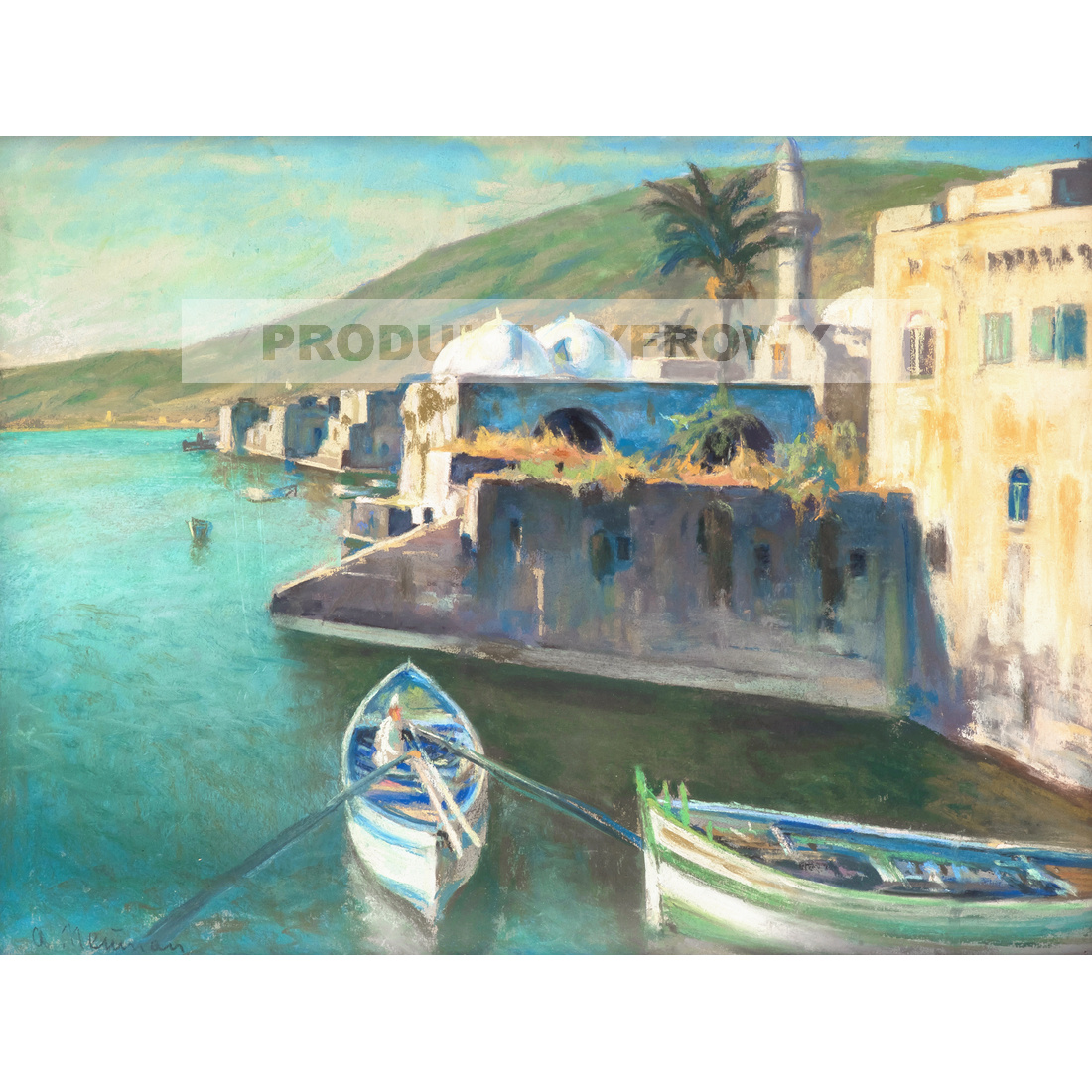 Abraham Neumann Pejzaż wschodni — produkt cyfrowy do pobrania