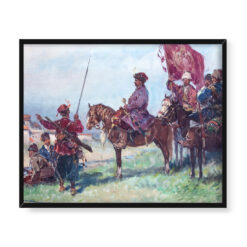 Adam Setkowicz Chmielnicki pod Zbarażem 50×40