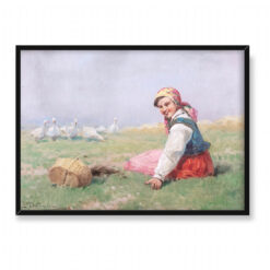 Adam Setkowicz Dziewczyna na łące 70×50