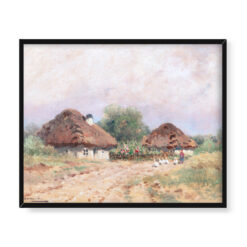 Adam Setkowicz Przydrożne chaty 50×40