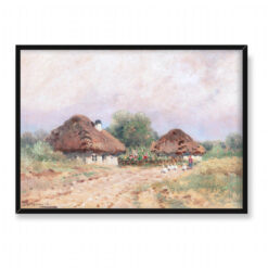 Adam Setkowicz Przydrożne chaty 70×50