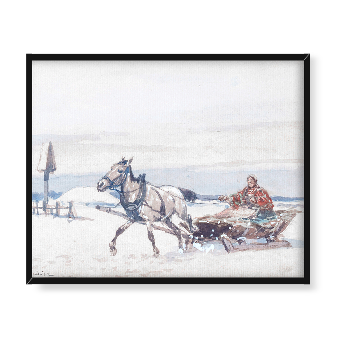 Adam Setkowicz Sanna 50x40 w RAMIE