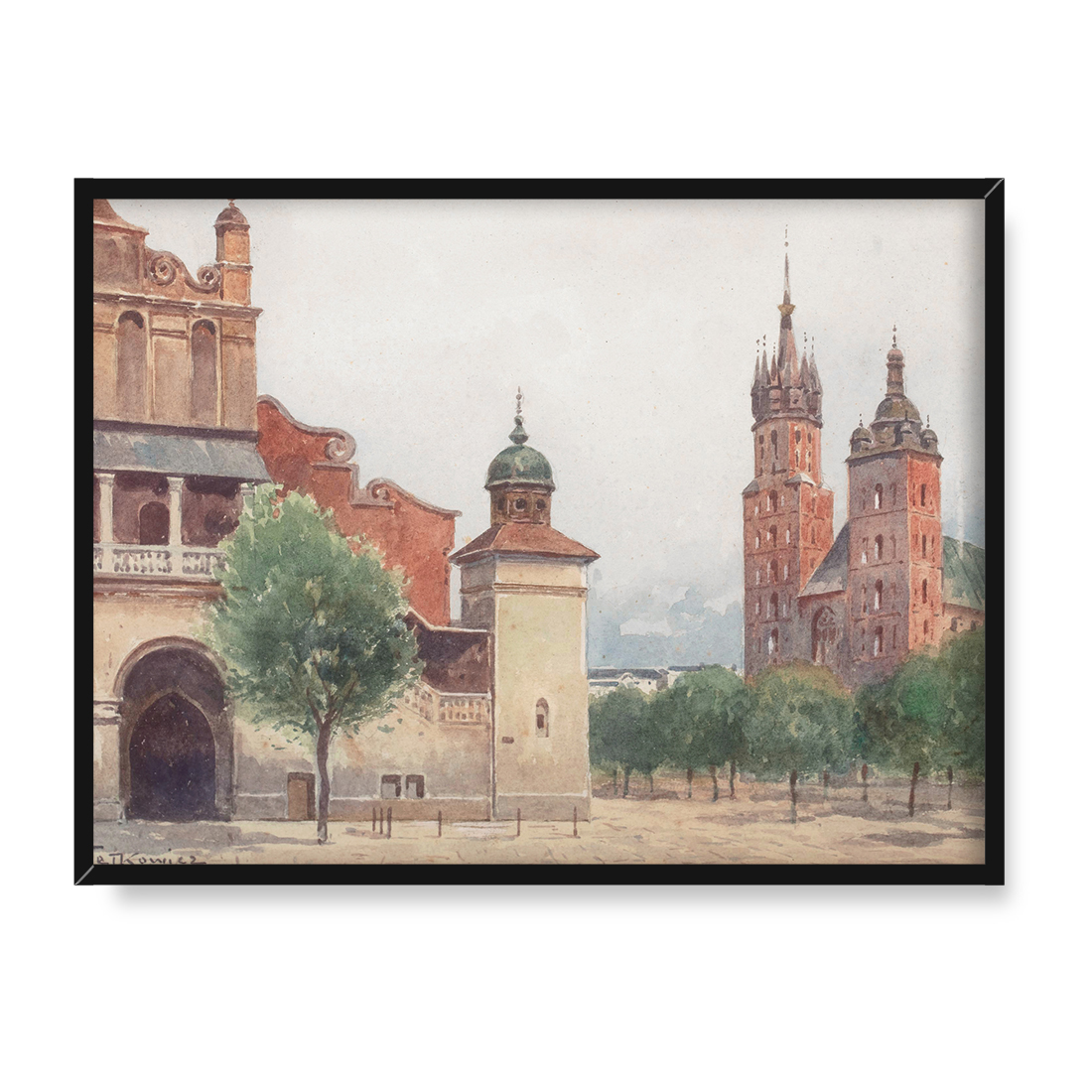 Adam Setkowicz W Krakowie 30x40 w RAMIE