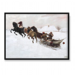 Adam Setkowicz Zaprzęg zimowy 70×50