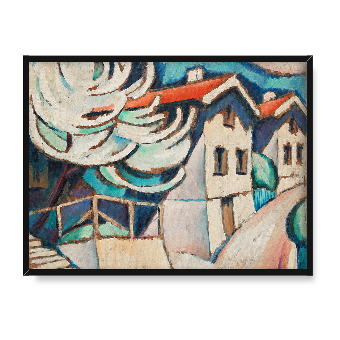 Agnes Cleve-Jonand Droga wiejska 40x30