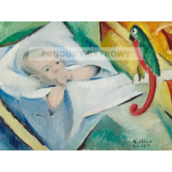 Agnes Cleve-Jonand Mały chłopiec z papugą — produkt cyfrowy do pobrania