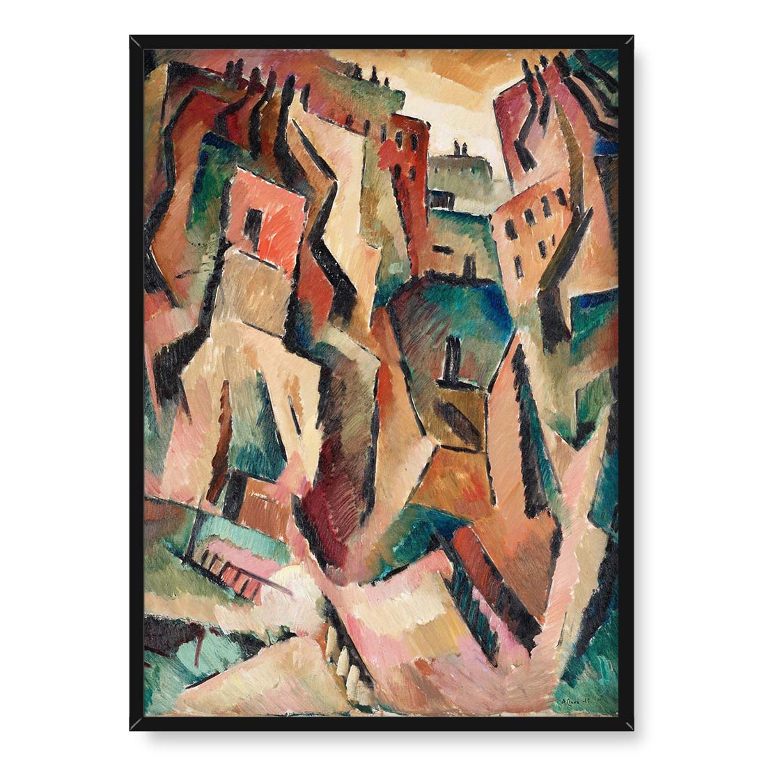 Agnes Cleve-Jonand Pejzaż miejski 50x70