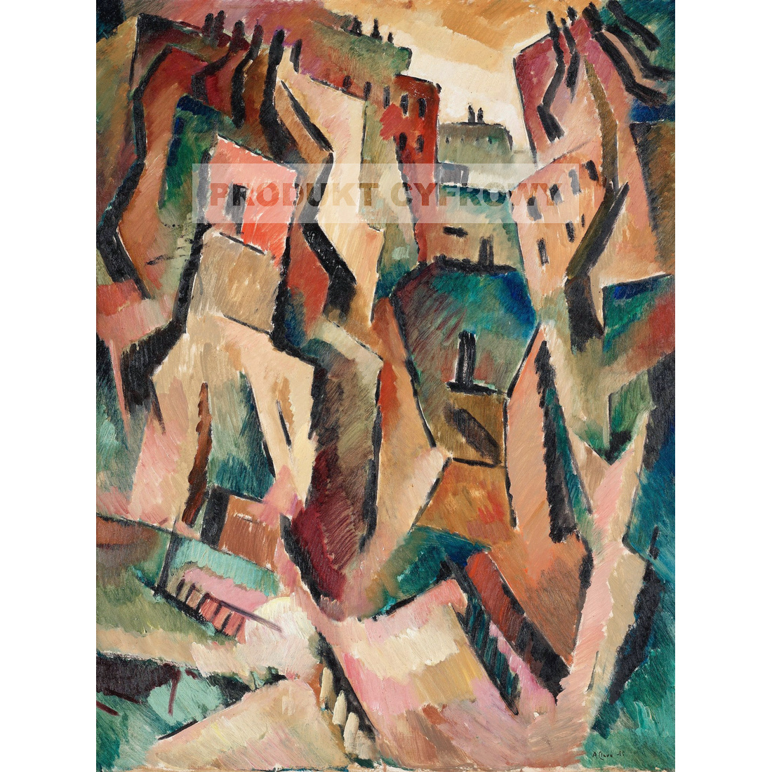 Agnes Cleve-Jonand Pejzaż miejski — produkt cyfrowy do pobrania