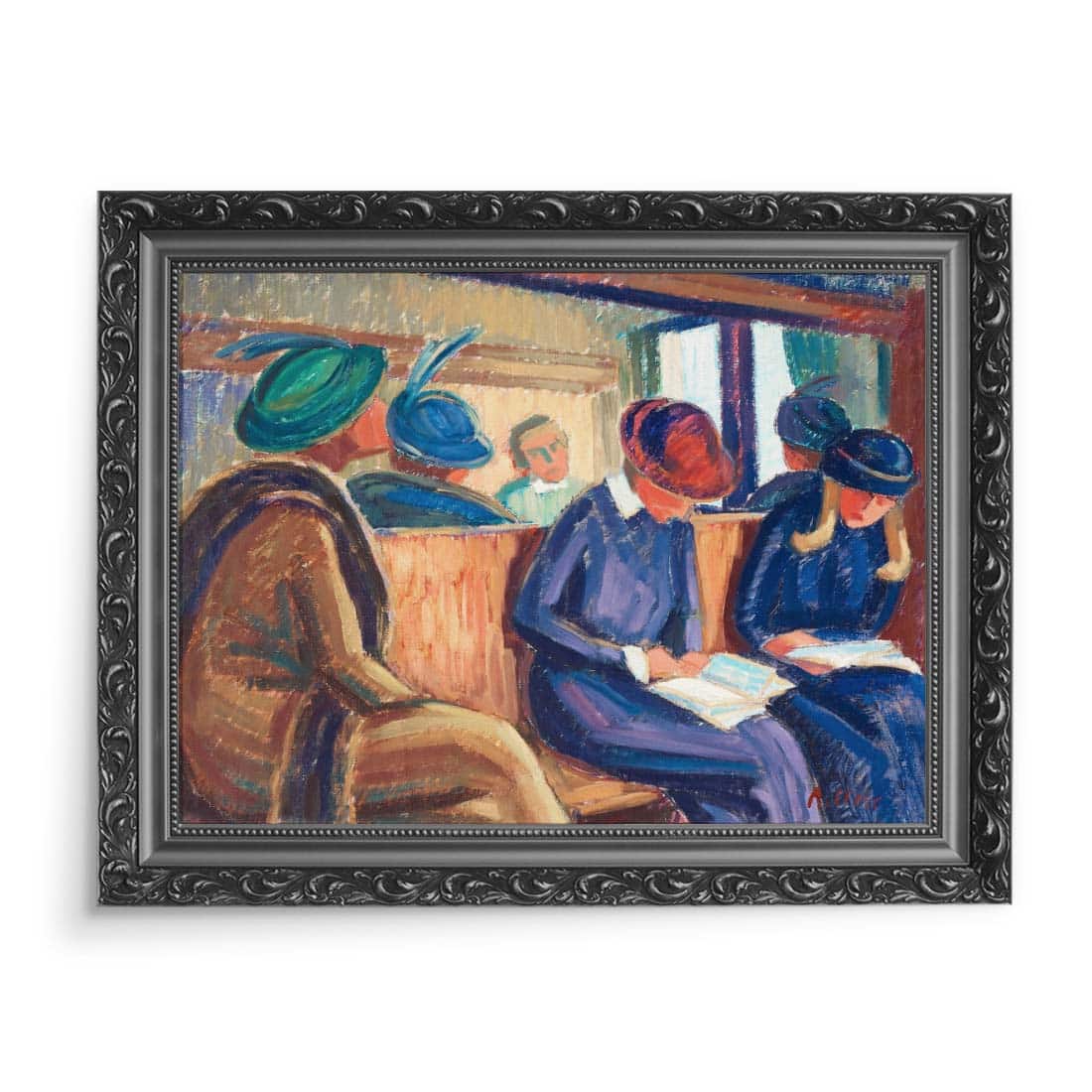 Agnes Cleve-Jonand Przedział kolejowy 70x50