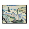 Agnes Cleve-Jonand Widok wybrzeża z Sidi Bou Said pod Tunisem 40×30 Agnes Cleve-Jonand Widok wybrzeża z Sidi Bou Said pod Tunisem 40×30