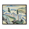 Agnes Cleve-Jonand Widok wybrzeża z Sidi Bou Said pod Tunisem 50×40 Agnes Cleve-Jonand Widok wybrzeża z Sidi Bou Said pod Tunisem 50×40
